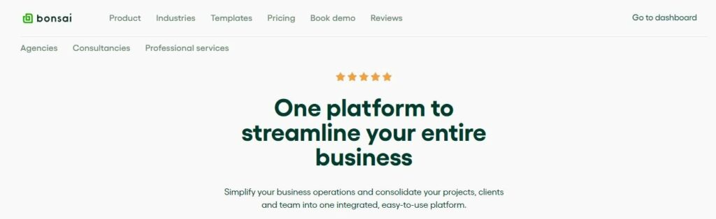 Home page Bonsai