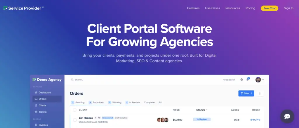 SPP- Project Management Software SPP- the best Client Management Software for Digital Agencies
