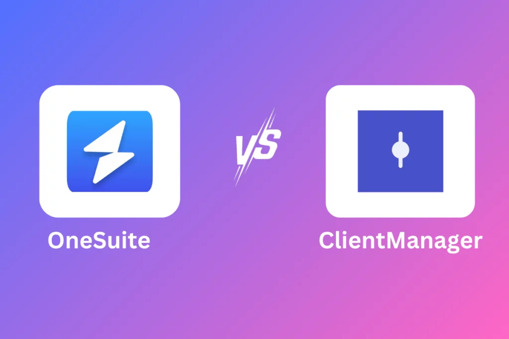 OneSuite vs. ClientManager