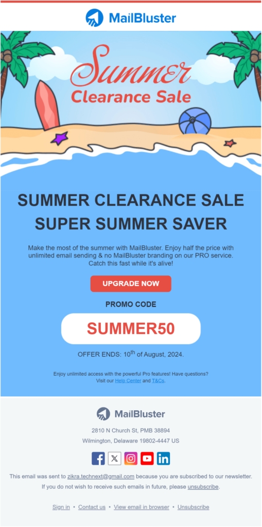 Email Newsletter Example Email Newsletter Example