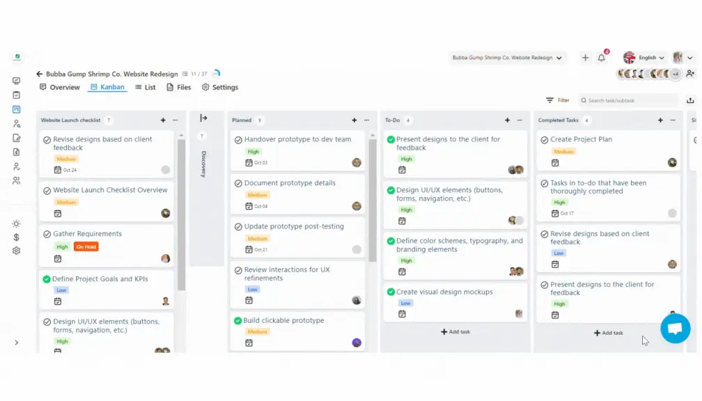 onesuite's Kanban onesuite's kanban