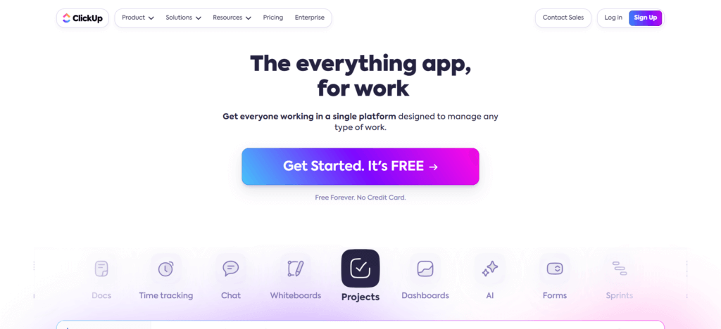 Click Up is a great HoneyBook alternative Click Up is a great HoneyBook alternative